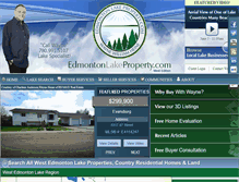 Tablet Screenshot of edmontonlakeproperty.com